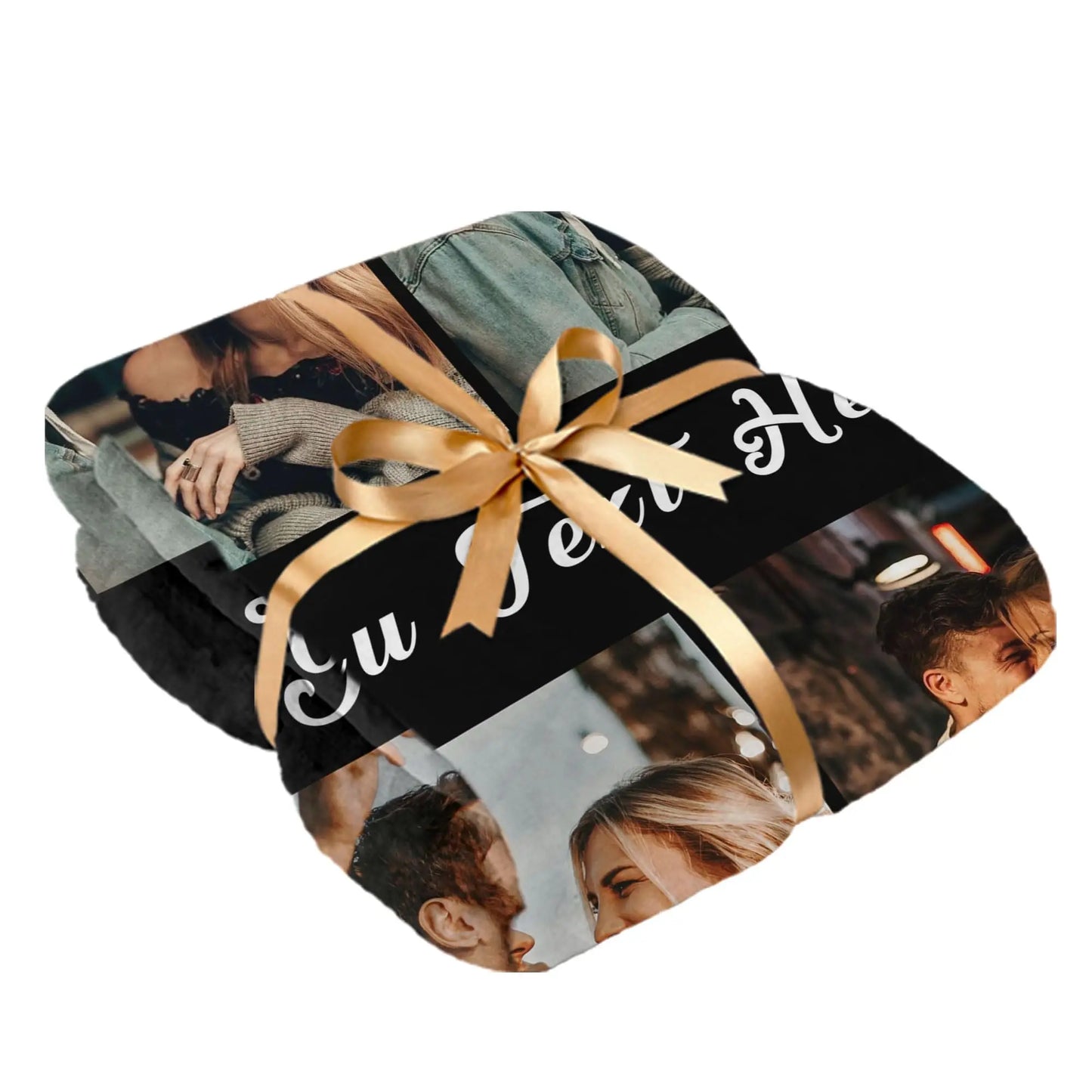 Custom Blanket with Picture - Printed in USA Customized Photo Blankets with Text